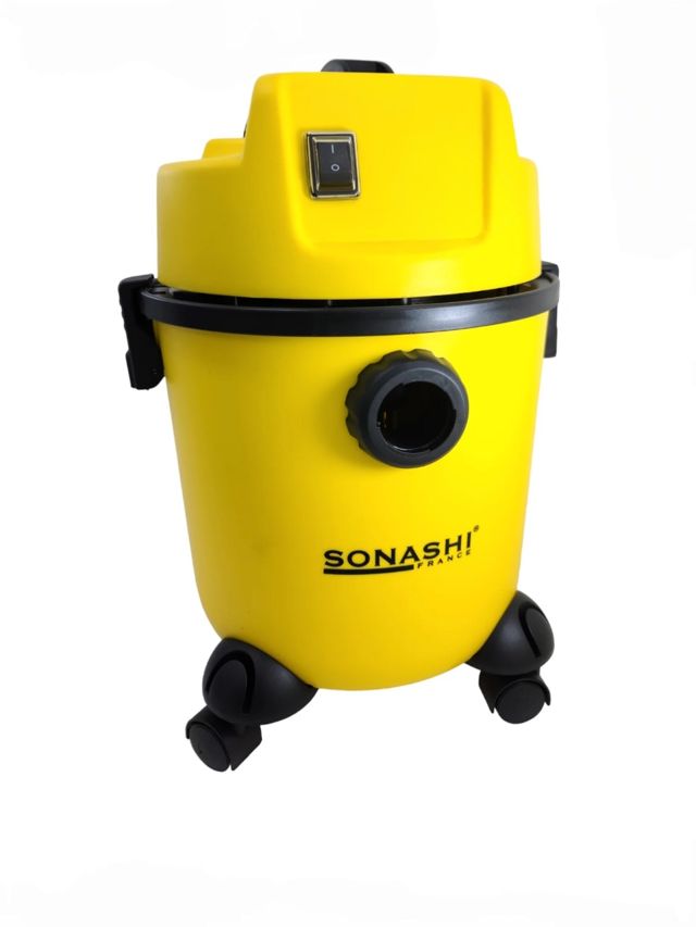 Aspirateur cuve 3-en-1 Sonashi 20L Eau, Poussièrede et soufflerie 1400 W SVC-9020D