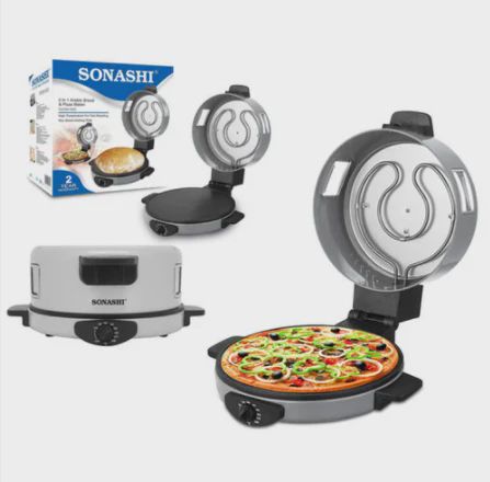 Sonashi pizza et pain maker 2en1 sabm-863