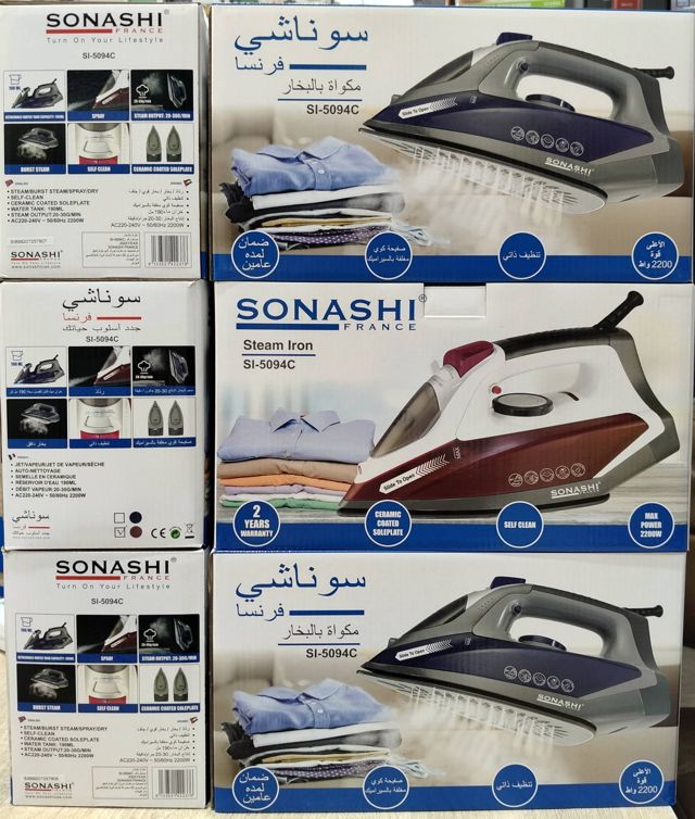مكواة Sonashi 2200w shi-5094