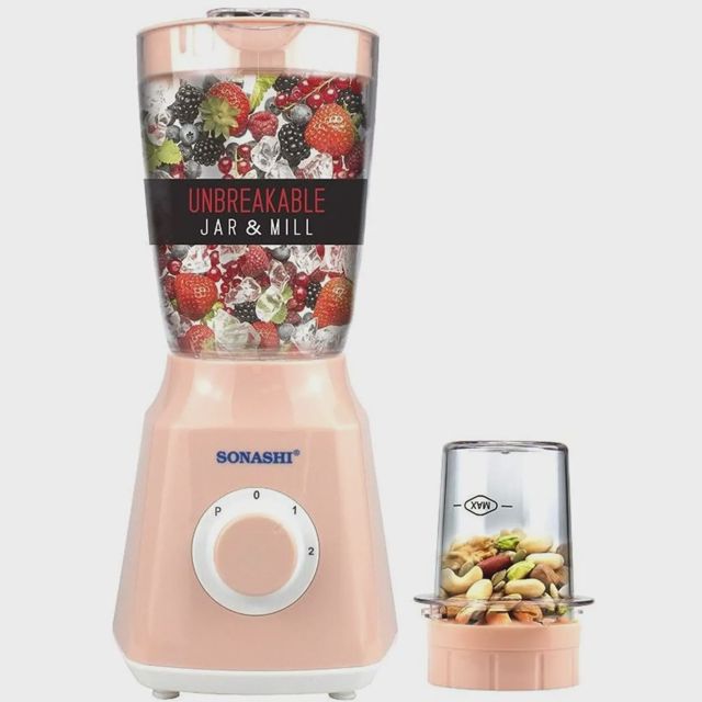 SONASHI BLENDER EN PLASTIQUE 1.5L 350 W TASSE INCASSABLE SB-153N