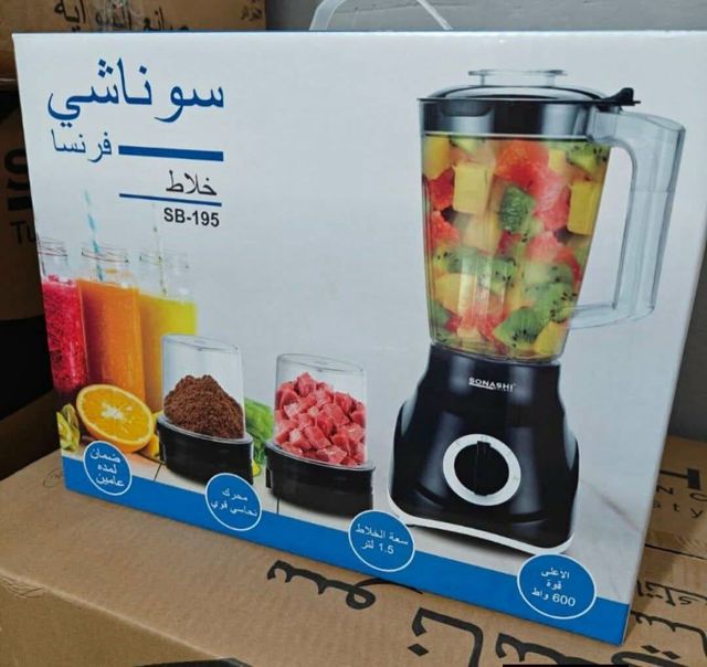 SONASHI BLENDER EN PLASTIQUE 1.5L 600W SB-195