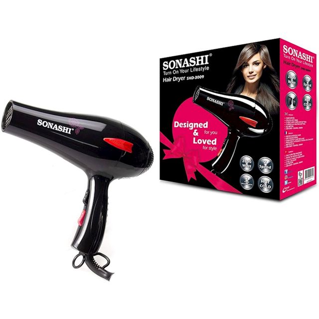 SECH-CHEVEUX SONASHI 2000 W 2 vitesses SHD-3009