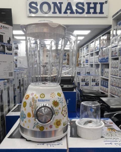 SONASHI BLENDER EN PLASTIQUE 1.5L 400 W AVEC TASSE INCASSABLE SB-202