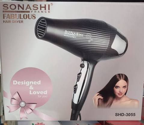 Sèche-cheveux SONASHI 3200W 3 températures et de 2 vitesses SHD-3055