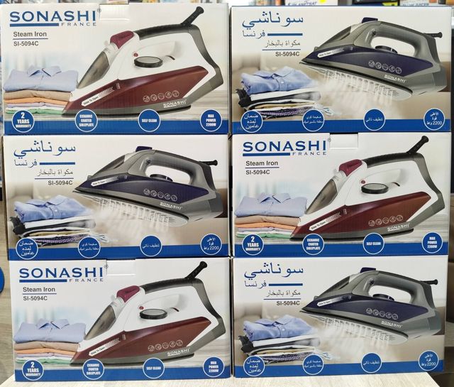 مكواة Sonashi 2200w shi-5094
