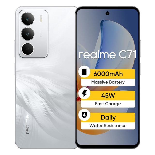 Realme C71 6Go 128 Go 12 mois de garantie